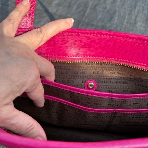 Lauren Ralph Lauren Leather Newbury Tote bag - Picture 7 of 8